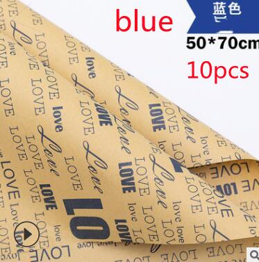 10pcs Newspaper Wrapping Paper Bouquet Kraft Sunflower Wrapped Floral Paper 50x75 DIY Artware Package Book Cover Wrap Packing