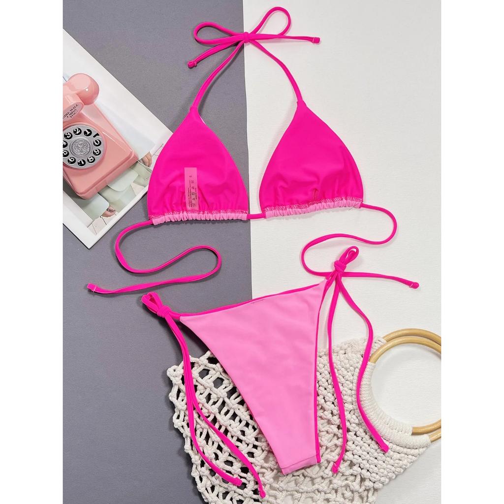 Сексуальное леопардовое микро бикини 2024, женский купальник, женский купальник, стринги, комплект бикини, бразильский Холтер, пляжная одежда, купальный костюм