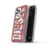 Diesel Snap Case Clear Aop Iphone 12 Promax Красно-Серый/Red-Grey 42568