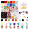 26 коробочек/пакетиков Акриловые бусины с буквами Подвески-шармы Эластичная нить Шнур для DIY аксессуаров Изготовление ювелирных изделий