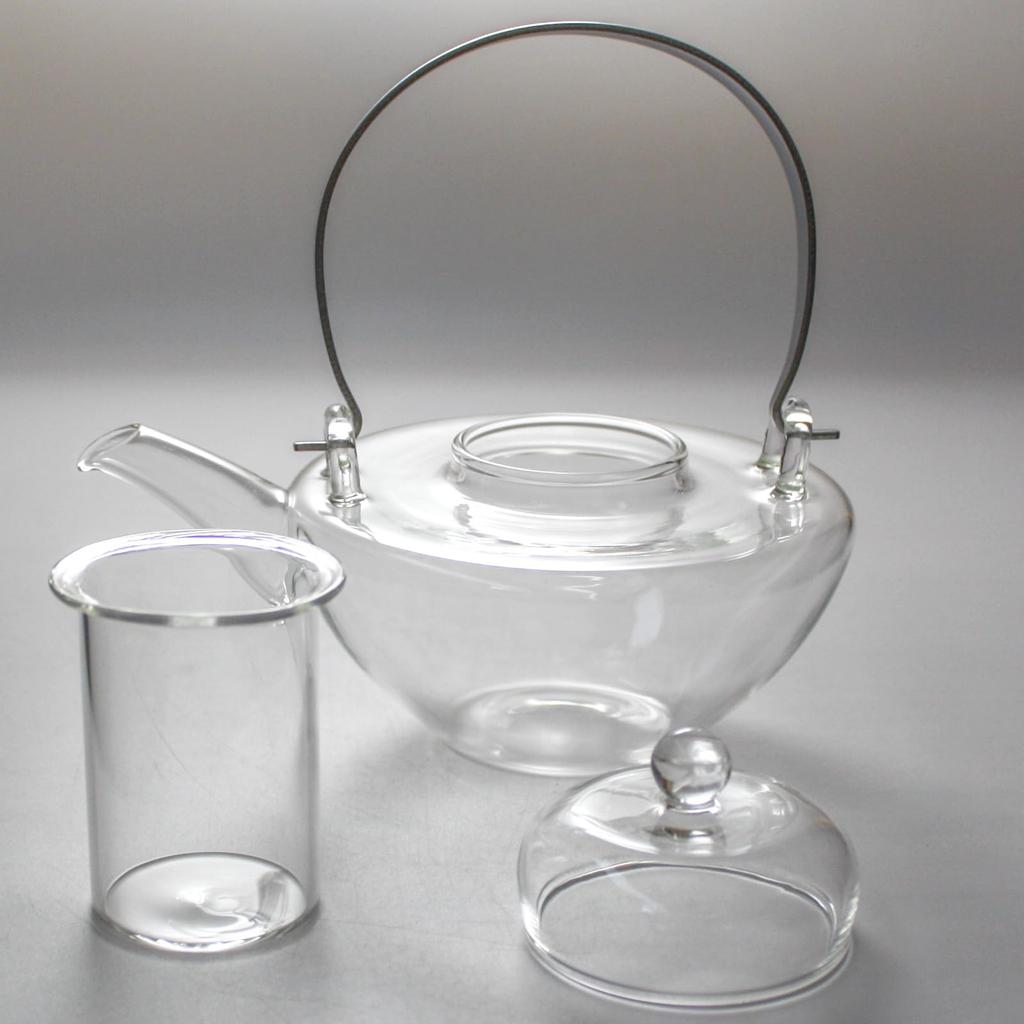 Otsuka Glass Chirori Sake Bottle, Heat-Resistant Glass, Approx. 200ml, Simple, Plain, Transparent, Dishwasher Safe, 49T525