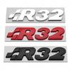 Логотип R32 для Volkswagen Bora Golf SR32 - Наклейка на багажник и металлическая эмблема R для модифицированного кузова автомобиля.