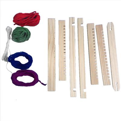 DIY HandKnitting Machine Деревянные ткацкие станки Игрушки для детей Ткацкий станок Развивающие игрушки