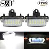 2Pcs Xenon White LED Car Number License Plate Lights Accessories Lamps Canbus 12V For Toyota Corolla Camry Prius Yaris