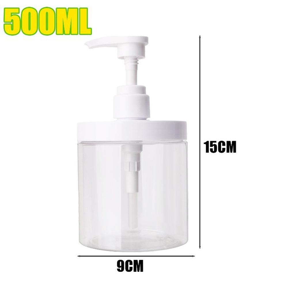Large Capacity Pump Bottle Dispenser PET Shampoo Lotion Container Durable Press Bottle  Shower Gel