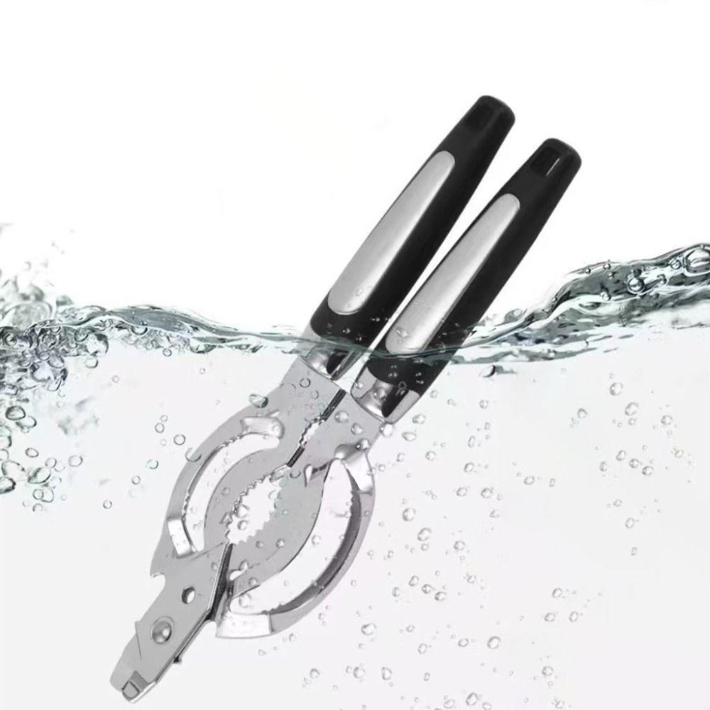 Adjustable Can Opener Manual Effortless Bottle Opening Tool Durable Jar Lid Gripper  Picnic