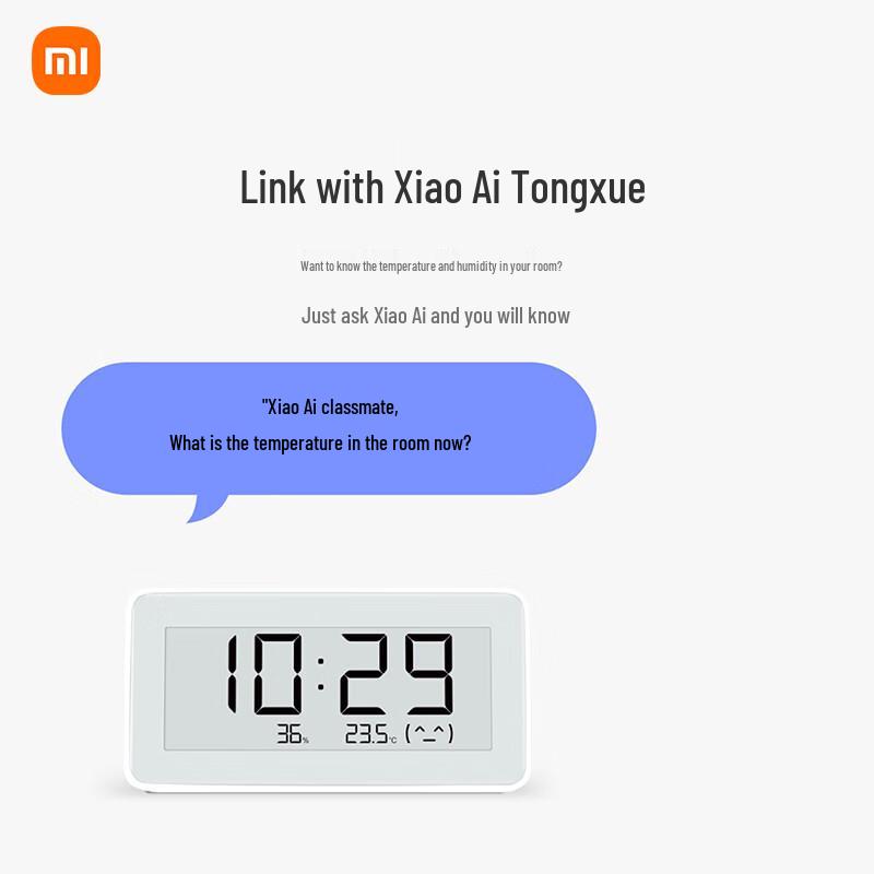 Умный E-ink термометр-гигрометр Xiaomi Mijia Pro