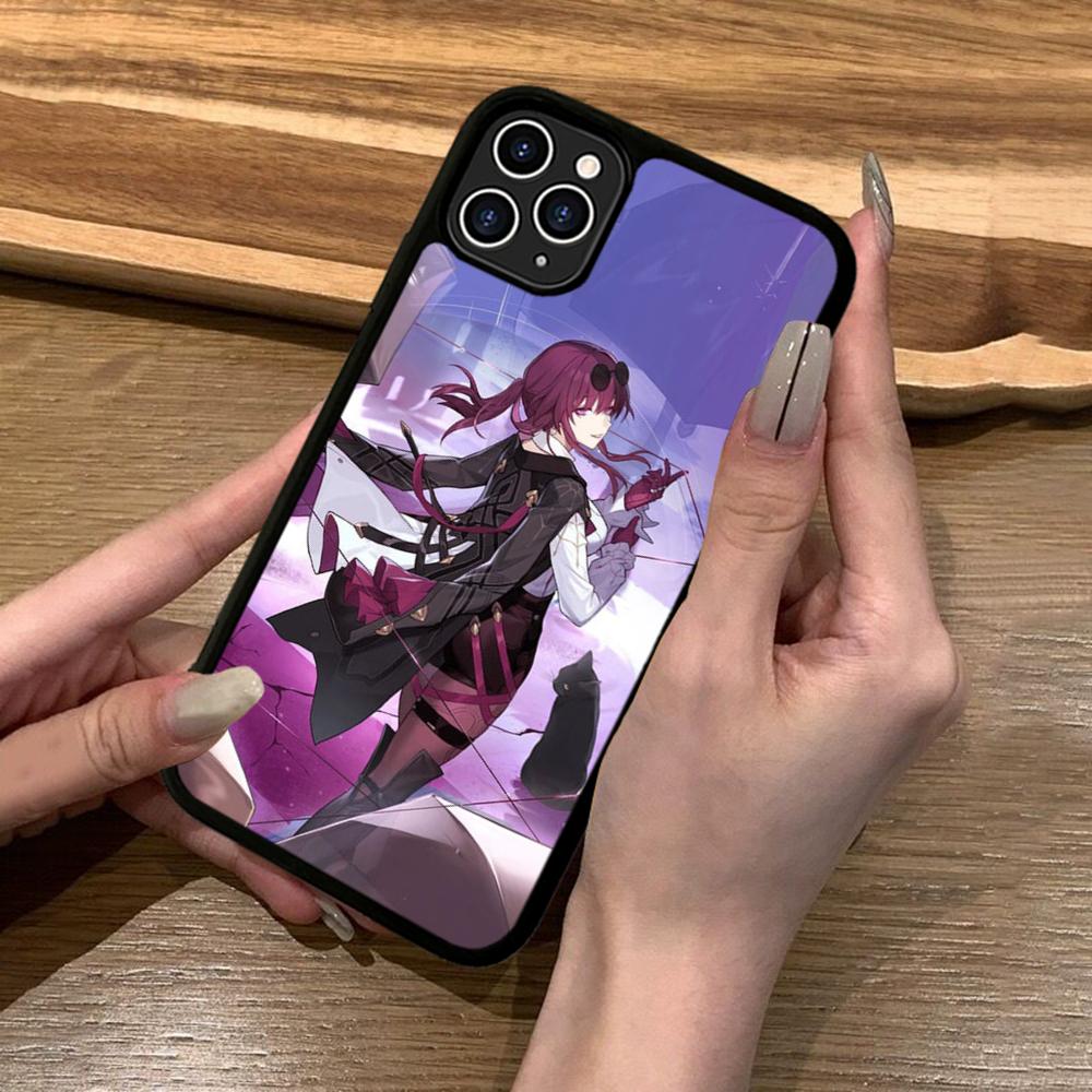 Чехол для телефона Аниме Кафка Силиконовый PC+TPU Для Для IPhone 11 12 13 14 15 16 Plus Pro Max