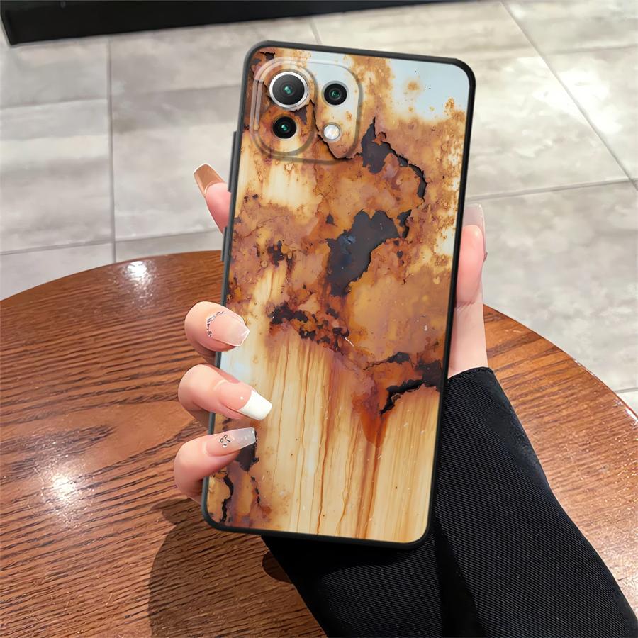 Ретро-чехол с эффектом ржавчины для Xiaomi Mi 9 11T 14 Pro 9T 10 11 13 Lite 10T CC9Pro 13