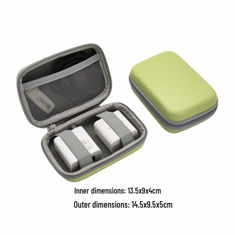 Protective Cable Sleeve & Portable Power Bank Pouch - Compact Organizer Bag