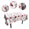1pcHalloween Tablecloth Bat Castle Simulation Blood Handprint Disposable Tablecloth Party Dining Table Decoration Tablecloth