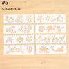 8pcs/set New DIY Craft Stamp Embossing PaintingTemplate Layering Stencils Scrapbooking Flower