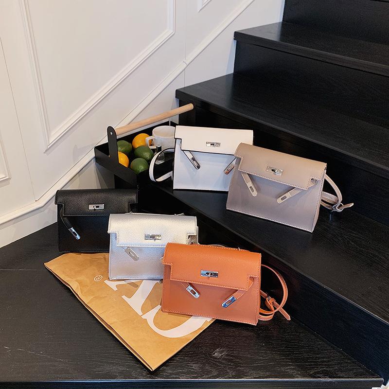 Piele moale Casual Senzualitate senioră de modelare moale și durabilă modă rafinată nouă geantă de mână de lux ușoară pentru navetă cu umăr încruciat înclinat