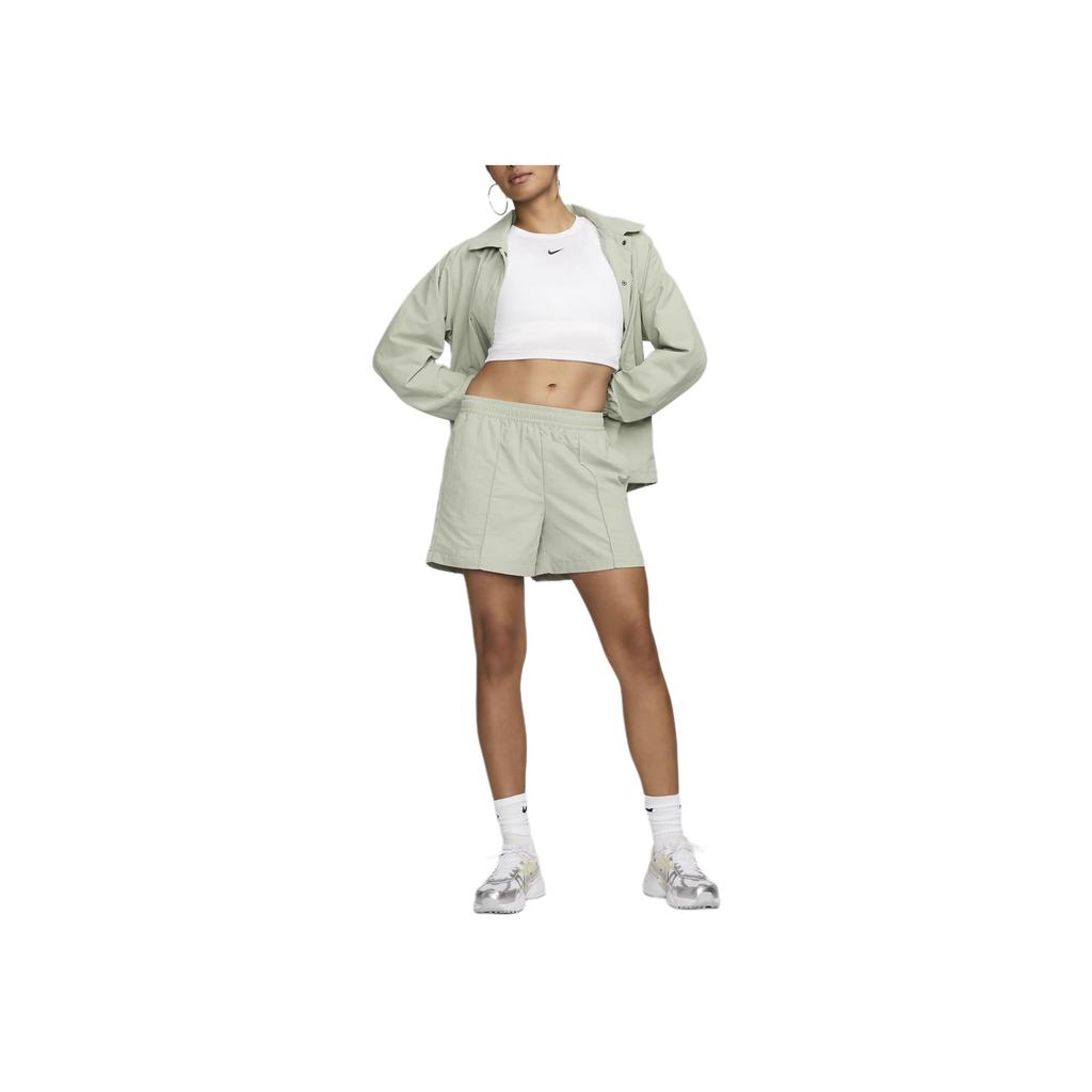 Nike Эластичные однотонные удобные водонепроницаемые повседневные шорты женские шорты Emerald-Horizon Sail FV6623-370