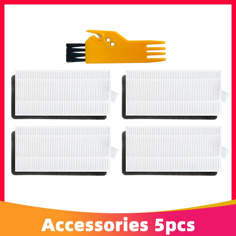 Compatible for Ikhos Create NetBot S15 Neatsvor X500 Tesvor X500 Pro Robot Vacuum Main Side Brush Hepa Filter Mop Pad Part