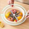 Корзина для мытья овощей Дренажная Двухслойная Съемная Легко моющаяся Кафе Квартира Легкая