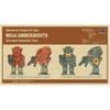 Hasegawa Maschinen Krieger MK44 Moon Surface Heavy Armor Combat Suit with Smart Gun 1/20 Scale Plastic Model Kit