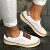 Spring and Autumn New Flat-bottomed Large-size Thick-soled Color Matching Sports Women's Shoes