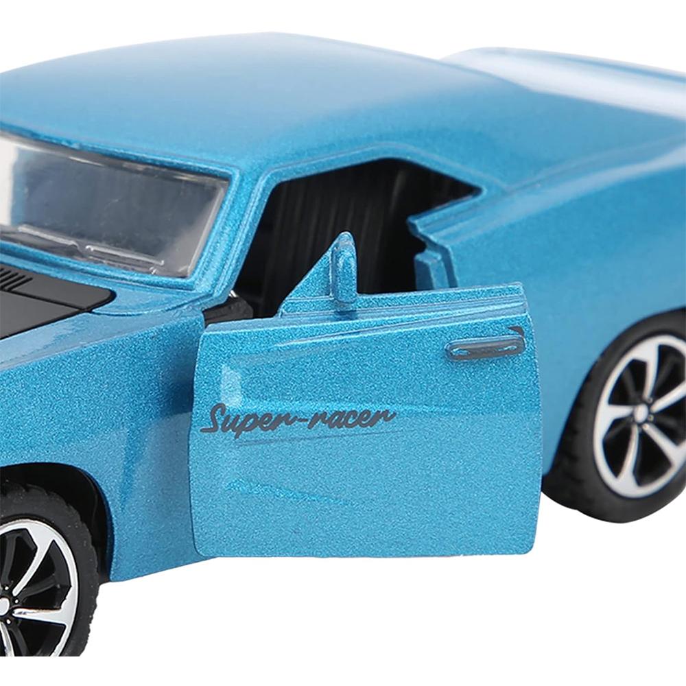 1/32 масштабная модель автомобиля Dodge Super-race, звуковой свет, игрушечный автомобиль из сплава, модель автомобиля в стиле ретро для семьи и дома