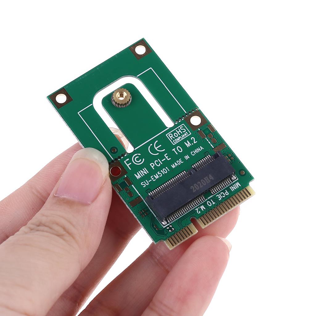 Mini PCI-E to for M.2 Adapter Card Converter PCIE WiFi Card NGFFF for Key E Interface Adapter for Laptop PC Computer
