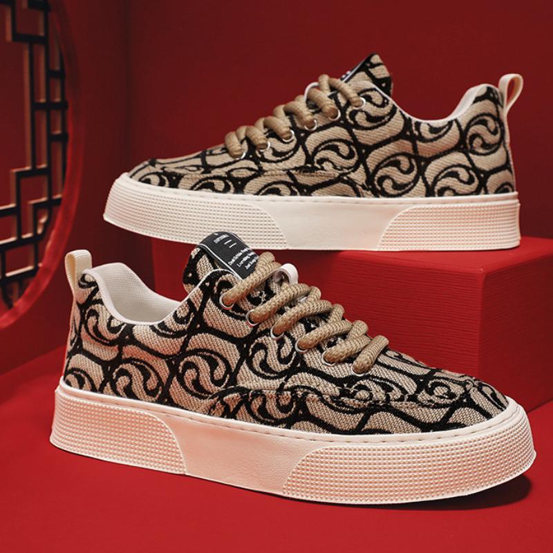 Мужская повседневная обувь, дышащие кроссовки для ходьбы, обувь на платформе со шнуровкой, мужская обувь для скейтбординга, красные, зеленые, Zapatillas Hombre