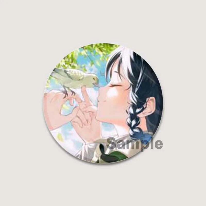 32/44/58 мм мультяшная фигурка Venti Jean HD принт брошь аниме значок Genshin Impact круглая витрина броши значки на лацкан ювелирные изделия подарочный аксессуар