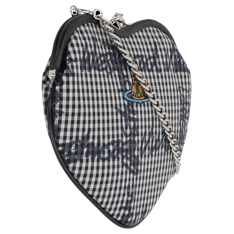 VIVIENNE WESTWOOD West Queen Removable Handle Embroidered Logo Fabric Tote Bag Women Tote Bag Gray 4B01000DWW011TO302