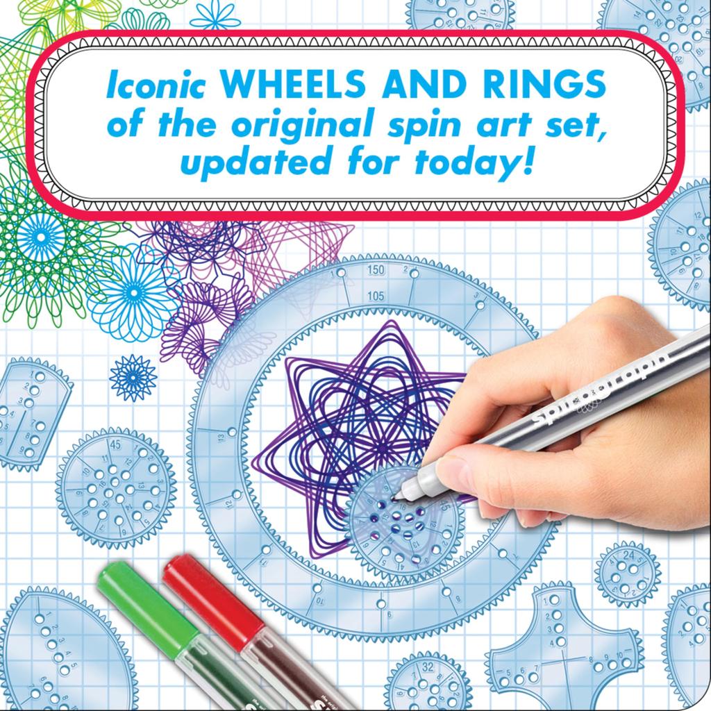 Spirograph Design Deluxe Set Educational Toy for Kids (Used) -