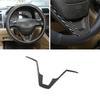 Автомобильный Стайлинг из мягкого углеродного волокна U-образная крышка панели рулевого колеса Накладка для Honda CRV 2007 2008 2009 2010 2011