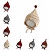 Ear Protector Lacing Beanie Cap Solid Color Earmuffs Cap Sweet Children Pullover Hat  Boy