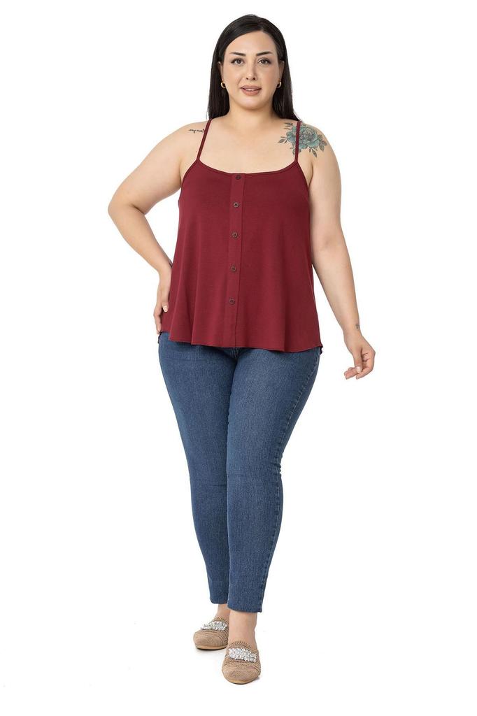 Женский стиль, большой размер, боди, большой размер, регулируемый веревочный ремень, вискозная черная блузка с декоративными пуговицами