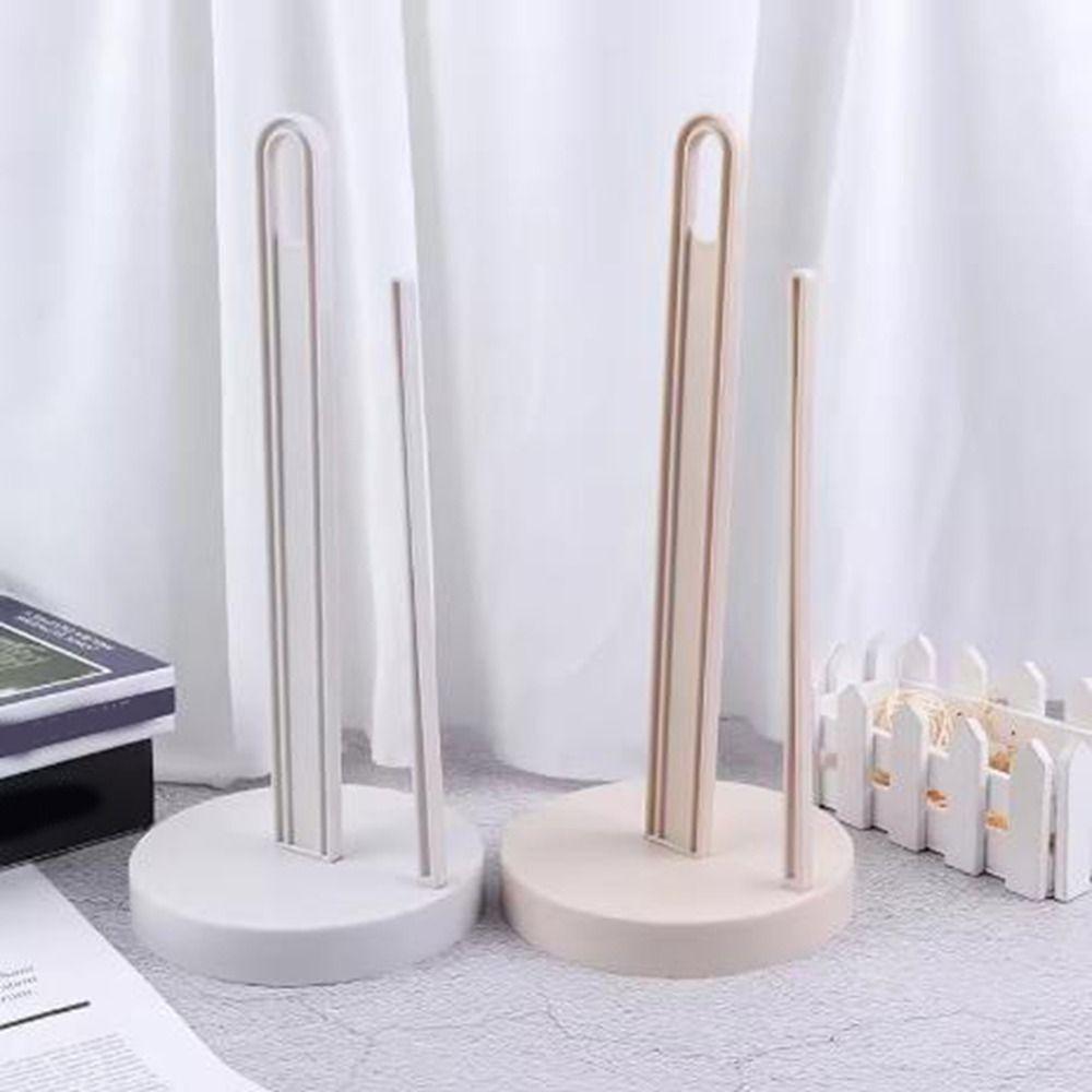 2 шт. Пластиковая вертикальная подставка для салфеток, белая вешалка для полотенец, многоцелевой держатель для бумажных полотенец, кухня