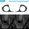 Для Ford Transit Custom V363 2024 2025 Панель-накладка на держатель для стакана центральной консоли из углеродного волокна Декоративная накладка Автоаксессуары Наклейка