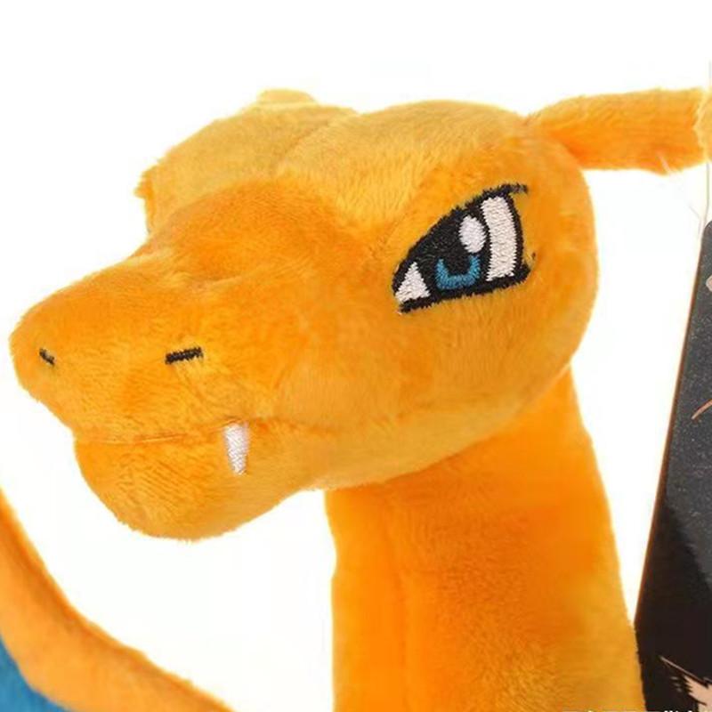 Pokémon Fire-breathing Dragon Children's Plush Toy Doll Jumping Dragon Doll Pillow Doll