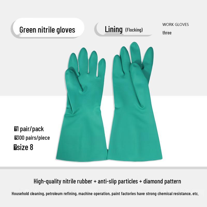 Dr. Gray Nitrile Acid-Alkali & Oil Resistant Work Gloves