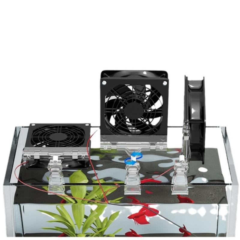 3600RPM High Speed 5V Computer Cooling Fan Adjustable Angle Design For PC Gaming Rigs Router Heat Dissipation