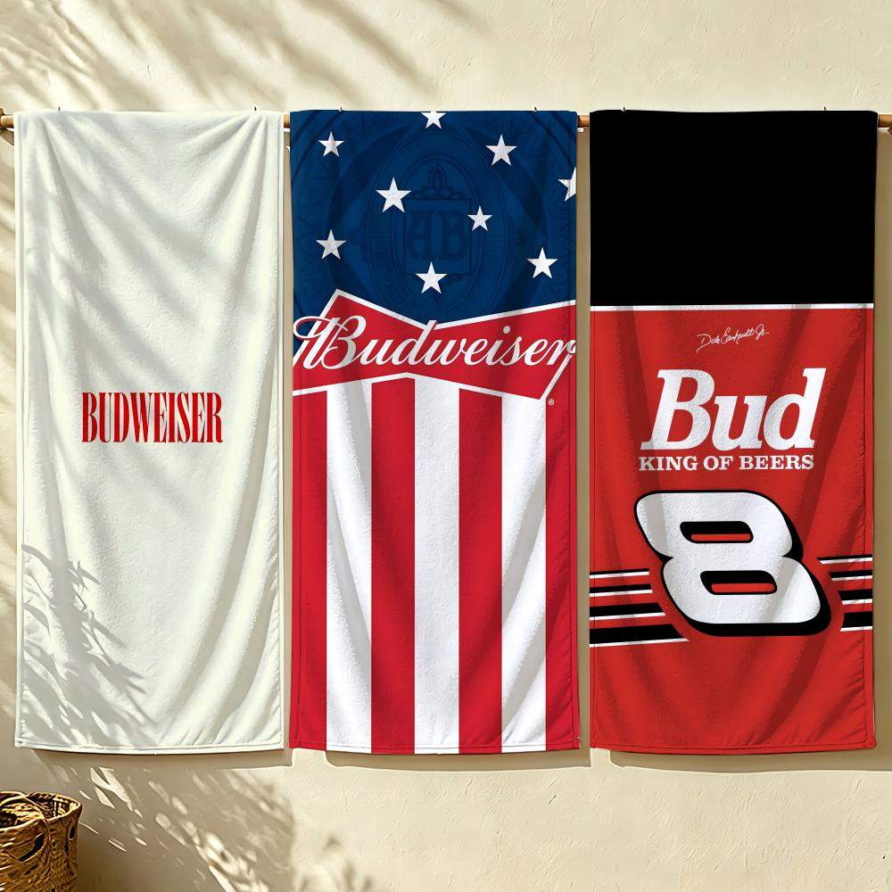 Полотенце B-Budweiser Пляжное полотенце, Быстросохнущее впитывающее банное полотенце для плавания, спортзала, кемпинга, активного отдыха Горячее