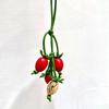 Bag Charm, Exquisite Tomato String Pendant Woman All-Match Cute Backpack Pendant Bag Accessories