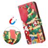 Christmas Marble Leather Case Samsung Galaxy A17 A26 A36 A56 A16 A06 A56 A15 A71 A51 A81 A91 A13 A04S Phone Wallet Flip Cover Card Holder Stand Bags