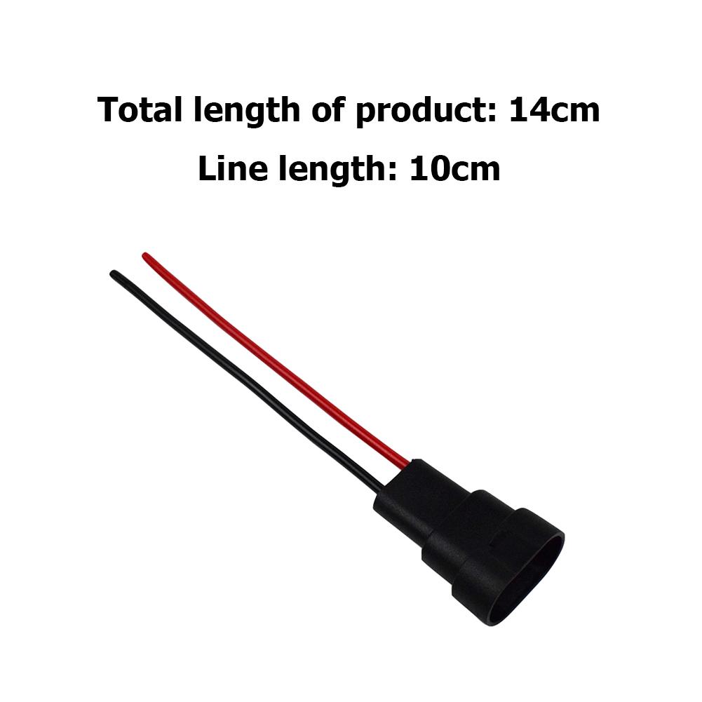 2pcs 9005 9006 HB4 Bulb Socket Car Headlight Fog Lamp Male Adapter Connector