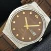 АВТОМАТИЧЕСКИЕ 8200 ВИНТАЖНЫЕ ЯПОНСКИЕ МУЖСКИЕ ЧАСЫ С КОРИЧНЕВЫМ ЦИФЕРБЛАТОМ a500278-2 R151b-a500278