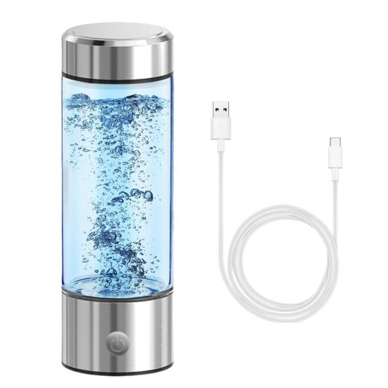 Генератор бутылки с водородной водой объемом 420 мл, 3-минутная чашка для быстрого электролиза водорода, SPE и PEM, 1600ppb ионов водорода, бутылка для очищенной воды