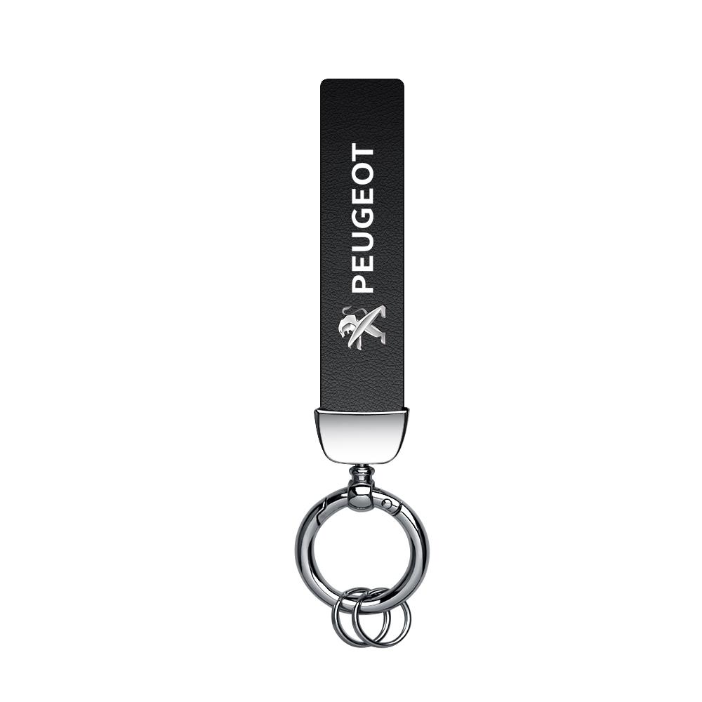 Metal Car Key Ring Keychain Creative Key Holder Pendants For Peugeot 206 307 308 3008 207 208 SW 407 508 2008 5008 107 106 205