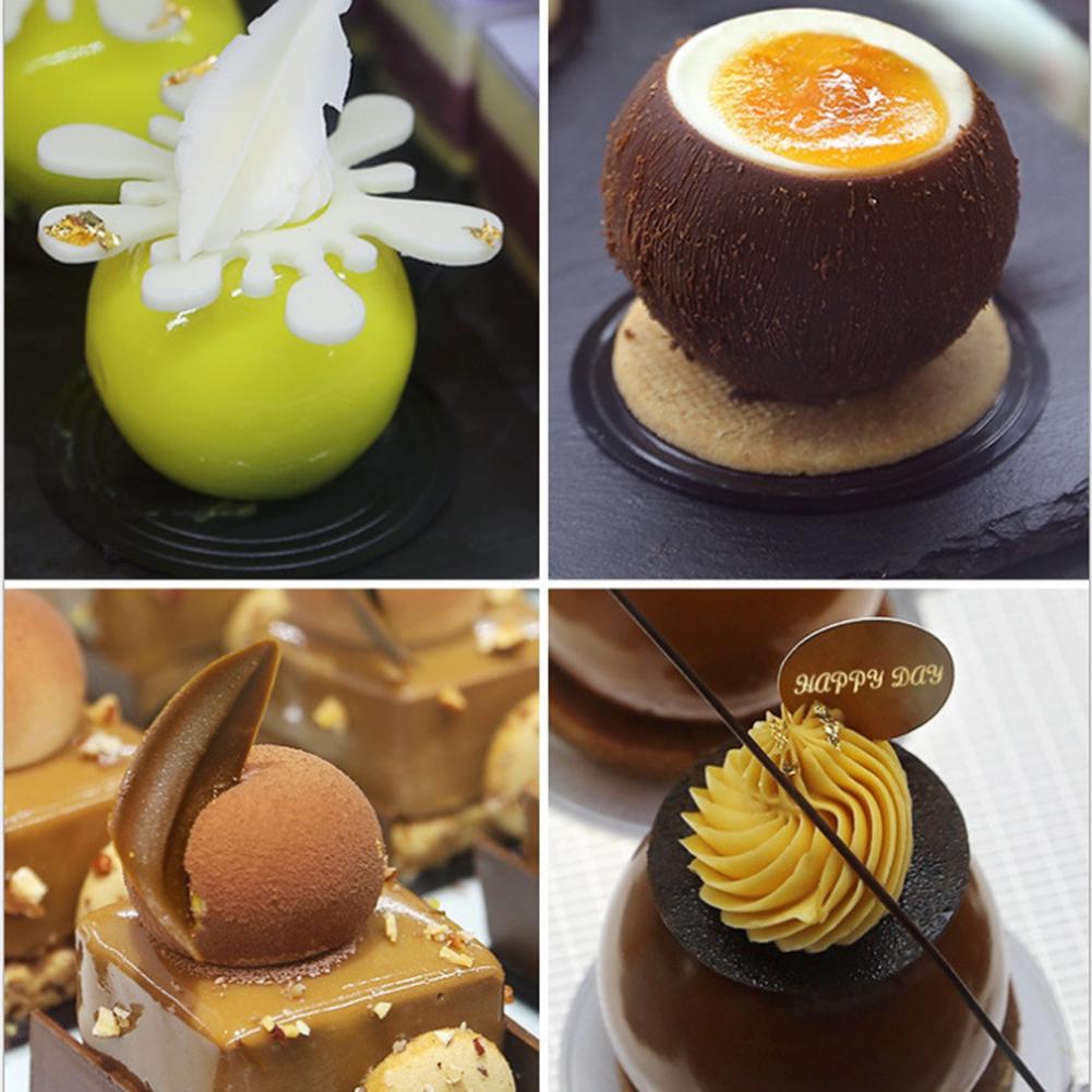 Сферическая силиконовая форма с 8 отверстиями, 3D сферическая форма для мусса, торта, форма для украшения десерта, инструменты для украшения торта, инструменты для торта