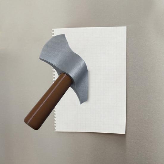Axes Refrigerator Magnet Plastic 3D Throwing Hatchet Fridge Magnet Home Office Kitchen Locker Whiteboard Magnetic Decoration