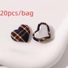 20pcs Heart Button Fabric Bag Buttons 20pcs Set Heart Shape Buttons  Sewing Crafts