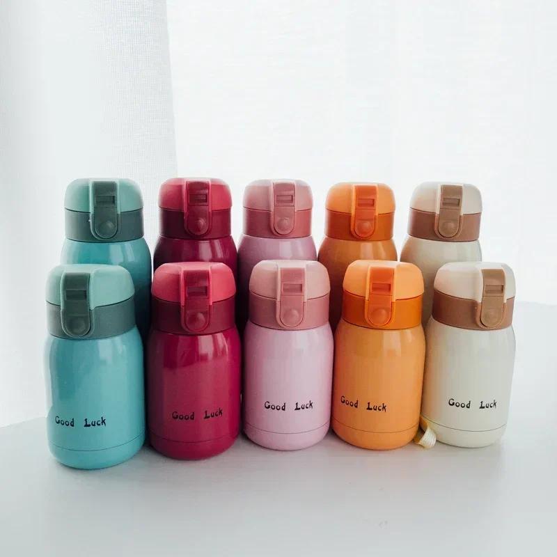 200ml/360ml Mini Thermos Cup Pocket Cup Stainless Steel Thermal Coffee Mug Vacuum Flask Insulated Hot Water Bottle Ideal Gift