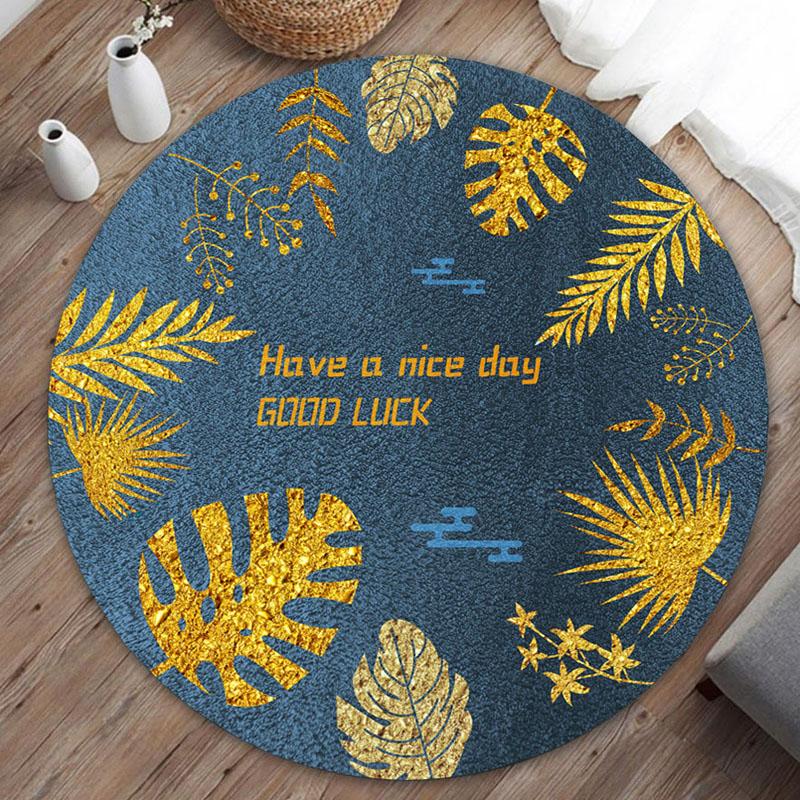 Современный круглый ковер с тигром для гостиной, противоскользящий коврик для спальни, компьютерный стул, коврики, детские ковры и коврики 100 см/120 см