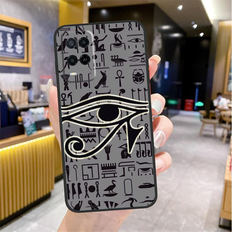 Египетский Глаз Гора Чехол Для Oppo A74 A54 A94 A78 A98 A18 A60 A80 A40 A38 A58 A96 A76 A16 A15 A17 A57 A77 A5 Pro