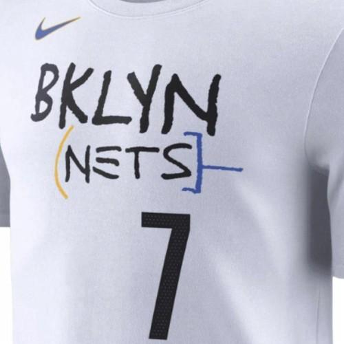 Nike Кевин Дюрант Нет. Мужская футболка с коротким рукавом и принтом из 7 логотипов, букв и цифр